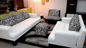 MUEBLE LINEAL BLANCO TAPIZ ESPIRAL