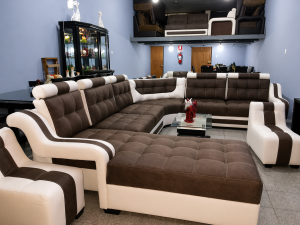 ESQUINERO MODERNO MARRON BEIGE