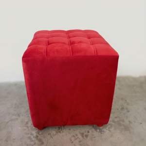 PUFF CUADRADO ROJO