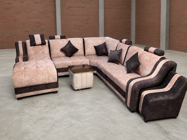 ESQUINERO MODERNO CAMA  MARRON Y BEIGE