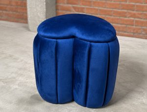 PUFF CORAZON AZUL